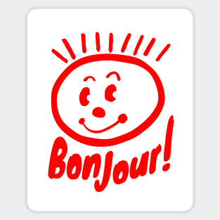 Bonjour! Good Day! Sticker